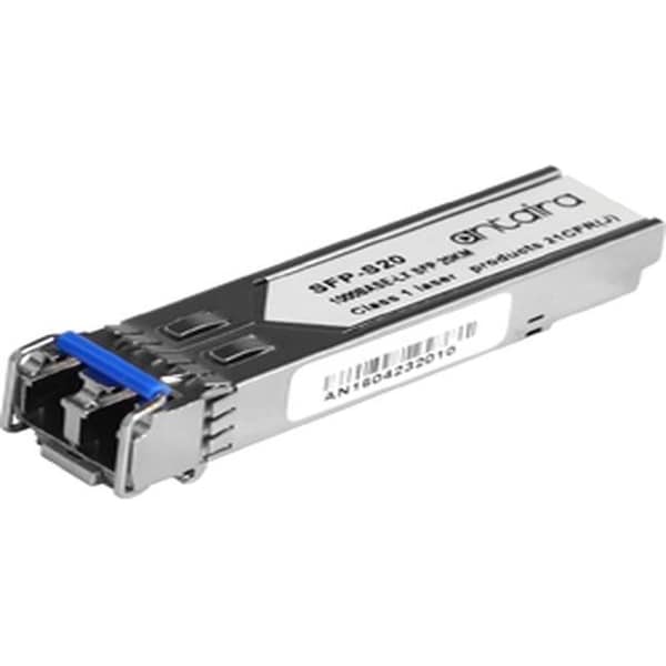 1.25Gbps Ethernet SFP Transceiver, Single Mode 20KM / LC / 1310nm, -40 Degrees C85 Degrees C
